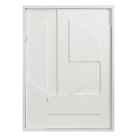 Панно декоративное с эффектом 3d minimalism, с белой рамой, 50х70 см (77479)