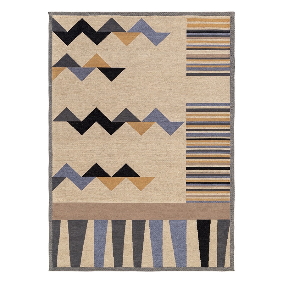 Фото Ковер из хлопка по мотивам нанайских орнаментов из коллекции cultural heritage, 160х230 см (78514) - интернет-магазин МегаТерем в Москве