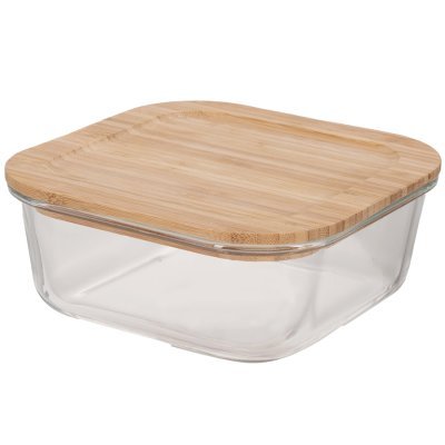 Контейнер для запекания и хранения eco store с крышкой из бамбука, 1100 мл (73374)