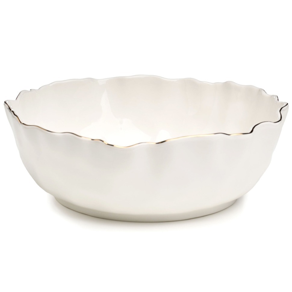 Фото Салатник lefard charm 23*7,5 см 1700 мл (с золотой линией) (779-361)  - интернет-магазин МегаТерем в Москве