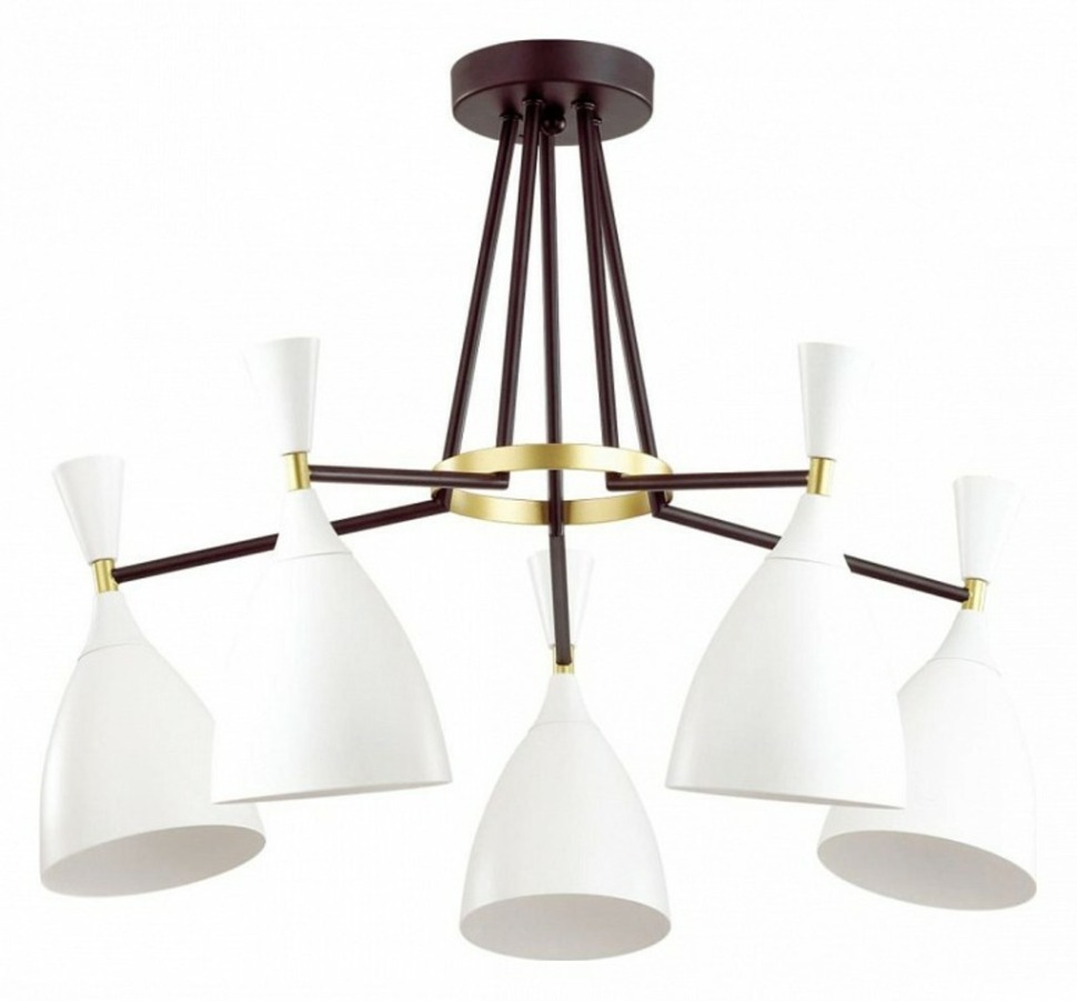 Фото Люстра на штанге Lumion Oliver 4494/5C LMN_4494_5C - интернет-магазин МегаТерем в Москве