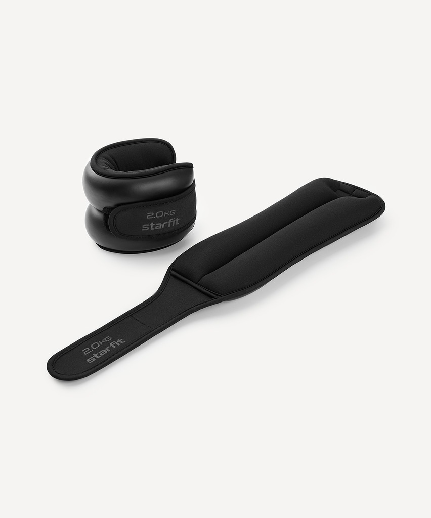 Фото Утяжелители STARFIT WT-701, 2 кг, черный (2119094) - интернет-магазин МегаТерем в Москве