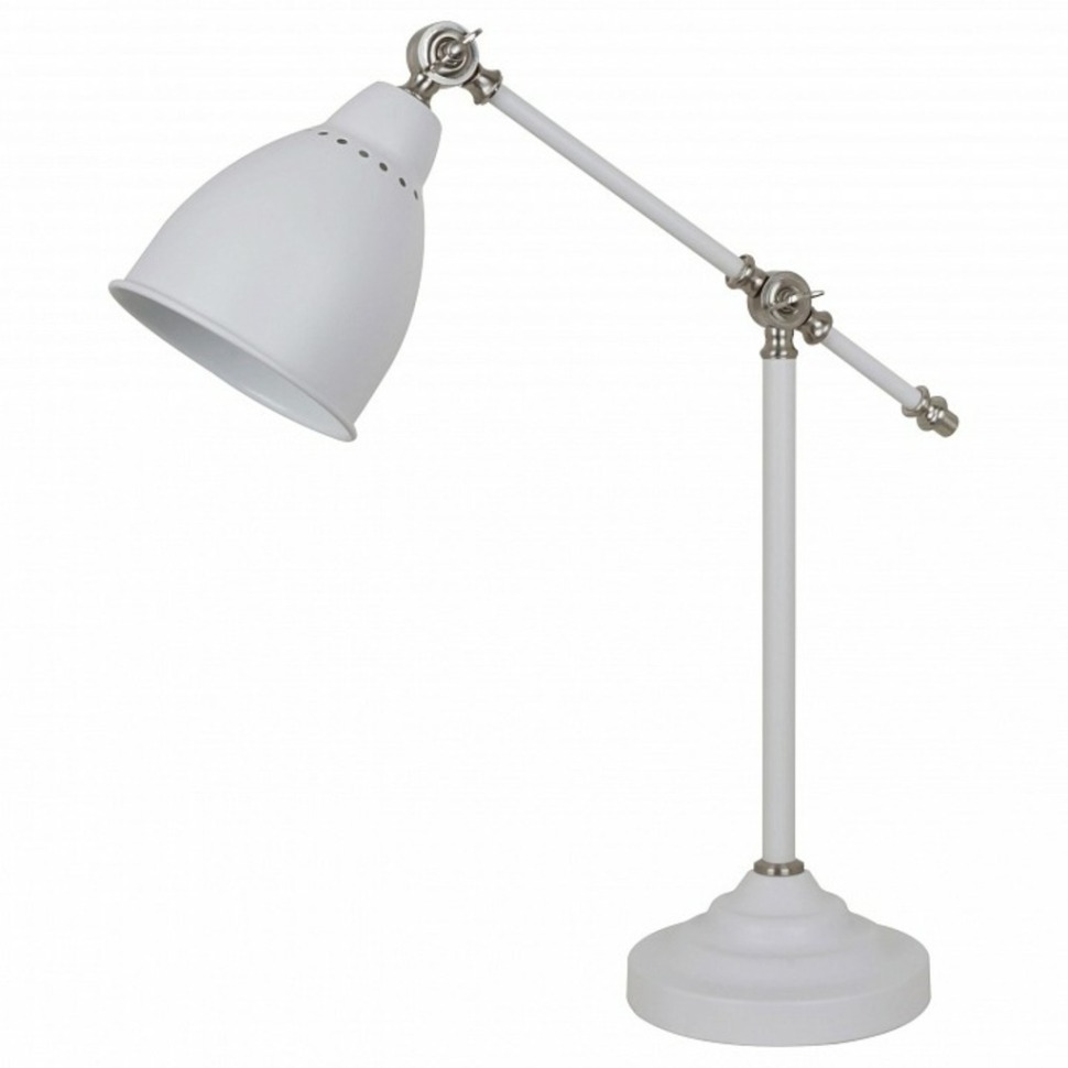 Фото Настольная лампа офисная Arte Lamp Braccio A2054LT-1WH AR_A2054LT-1WH - интернет-магазин МегаТерем в Москве