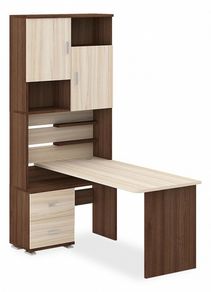 Фото Стол компьютерный Домино СР-720/160 MER_SR-720-160-SHKK-CH-LEV - интернет-магазин МегаТерем в Москве