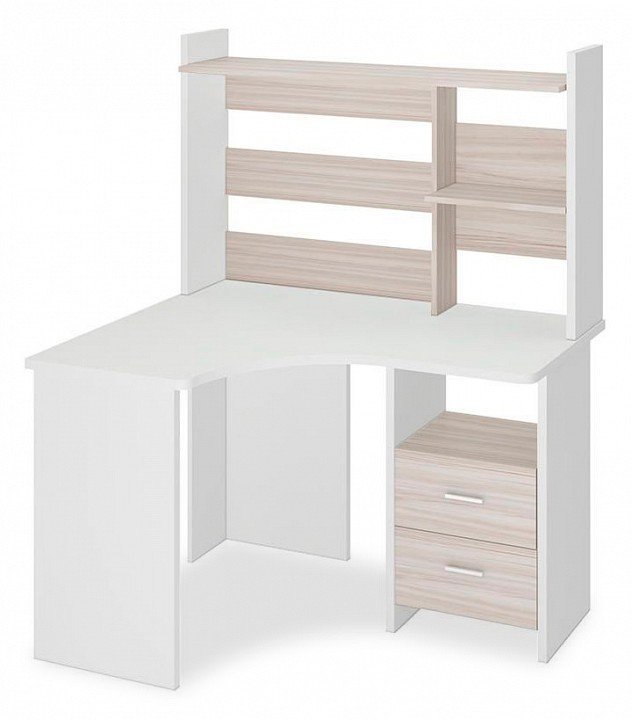 Фото Стол компьютерный Домино Lite СКЛ-Угл120+НКЛ-120 БЕК ЛЕВ MER_SKL-Ugl120_NKL-120_BEK_LEV - интернет-магазин МегаТерем в Москве