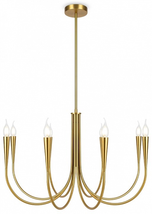 Фото Люстра на штанге Freya Branches FR5253PL-08BS MY_FR5253PL-08BS - интернет-магазин МегаТерем в Москве