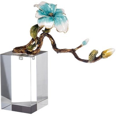Декор настольный "Ветви с голубым цветком" 29*8*25см (TT-00006803)
