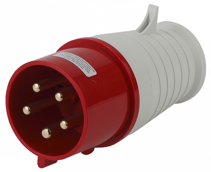 Фото Вилка прямая 3P+PE+N Эра  V-32-3P-PE-N-IP44 ER_B0032854 - интернет-магазин МегаТерем в Москве