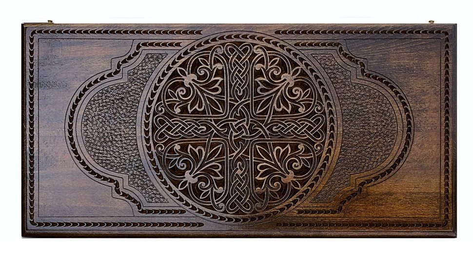 Фото Нарды резные Армянский узор 2, Mkhitaryan (28362) - интернет-магазин МегаТерем в Москве