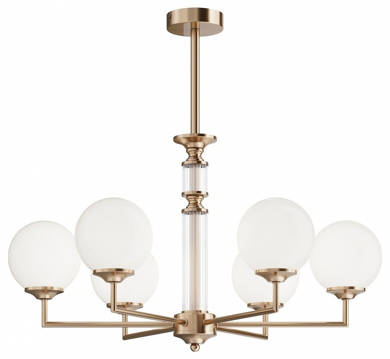 Фото Люстра на штанге Freya Bolas FR5185PL-06BS MY_FR5185PL-06BS - интернет-магазин МегаТерем в Москве