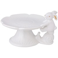 Блюдо на ножке коллекция "bright rabbits" 17,5х14х10 см Lefard (406-748)