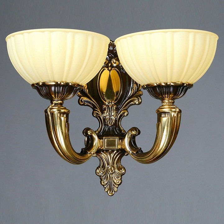 Фото Бра Ambiente by Brizzi Lugo 8539/2 PB BA_8539_2_pb - интернет-магазин МегаТерем в Москве