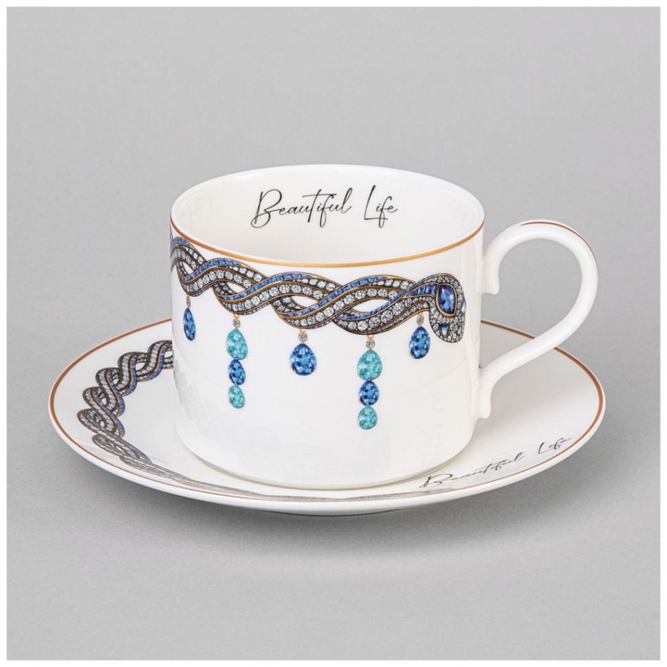 Фото Чайная пара lefard beautiful life 300 мл (590-566)  - интернет-магазин МегаТерем в Москве