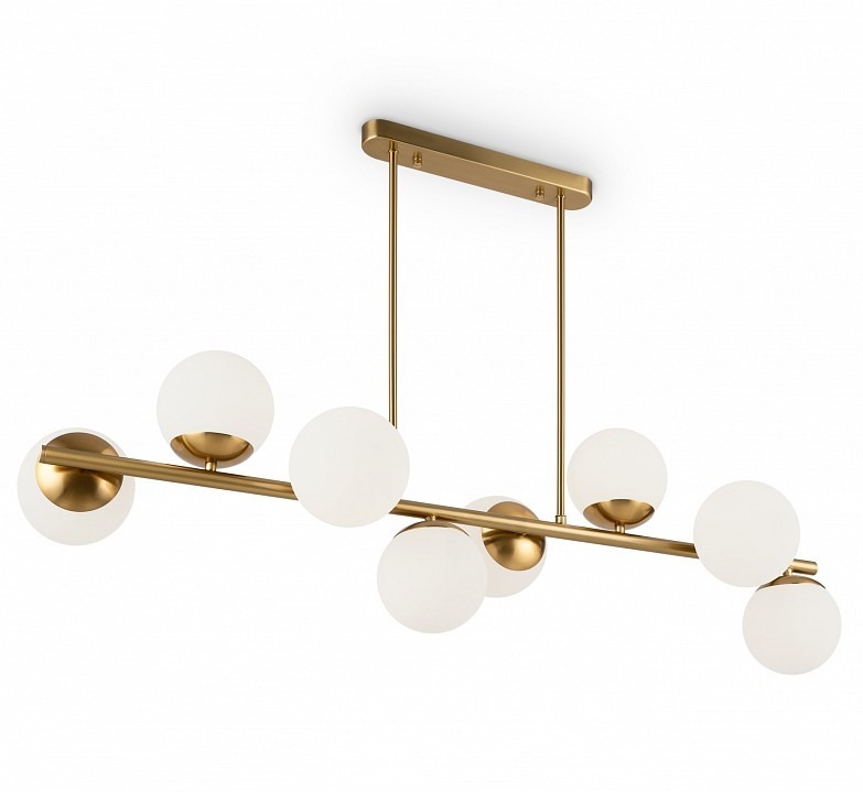 Фото Люстра на штанге Freya Zing FR5199PL-08BS MY_FR5199PL-08BS - интернет-магазин МегаТерем в Москве