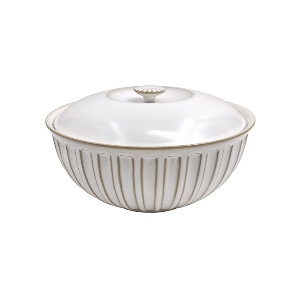 Фото Кассероль L9749-Cream, 24,8 см, каменная керамика, ROOMERS TABLEWARE - интернет-магазин МегаТерем в Москве