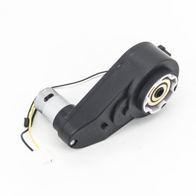 Левый приводной редуктор с мотором 12V (SX118-07)