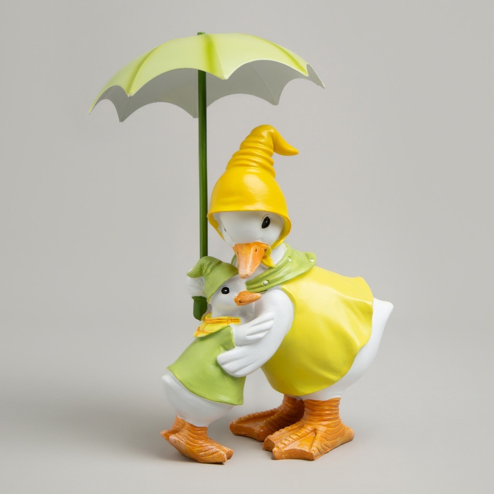 Фото Статуэтка уточки под зонтиком 15,5х11,5х20,5 см Lefard (121-158) - интернет-магазин МегаТерем в Москве