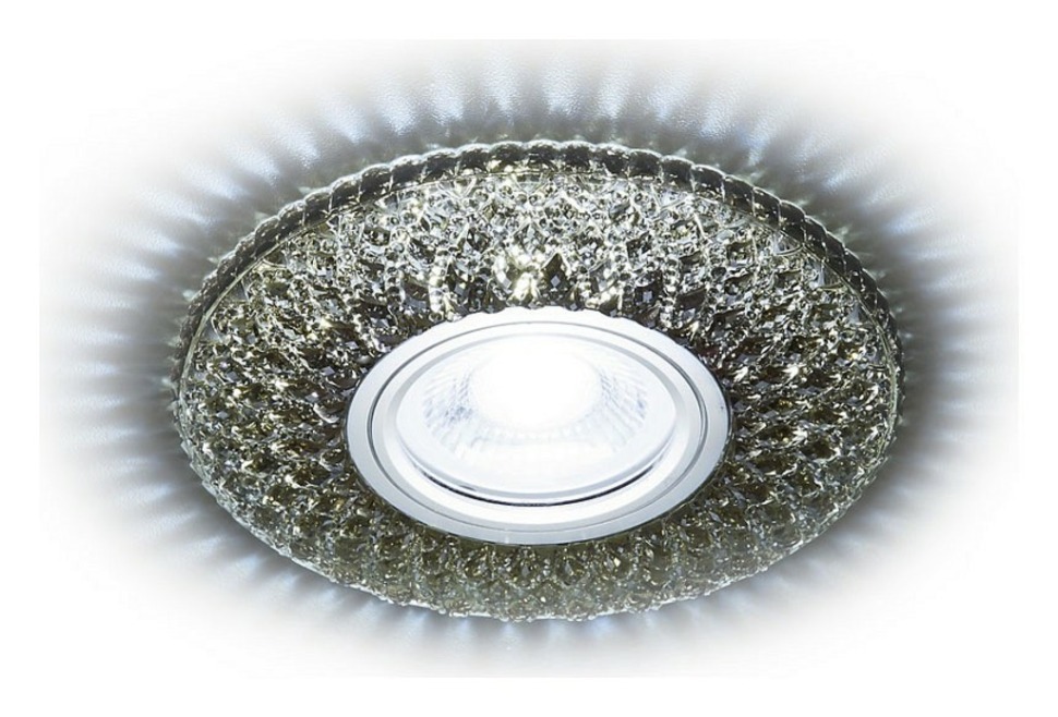 Фото Встраиваемый светильник Ambrella Light Led S333 S333 BK/CLD AMBR_S333_BK_CLD - интернет-магазин МегаТерем в Москве