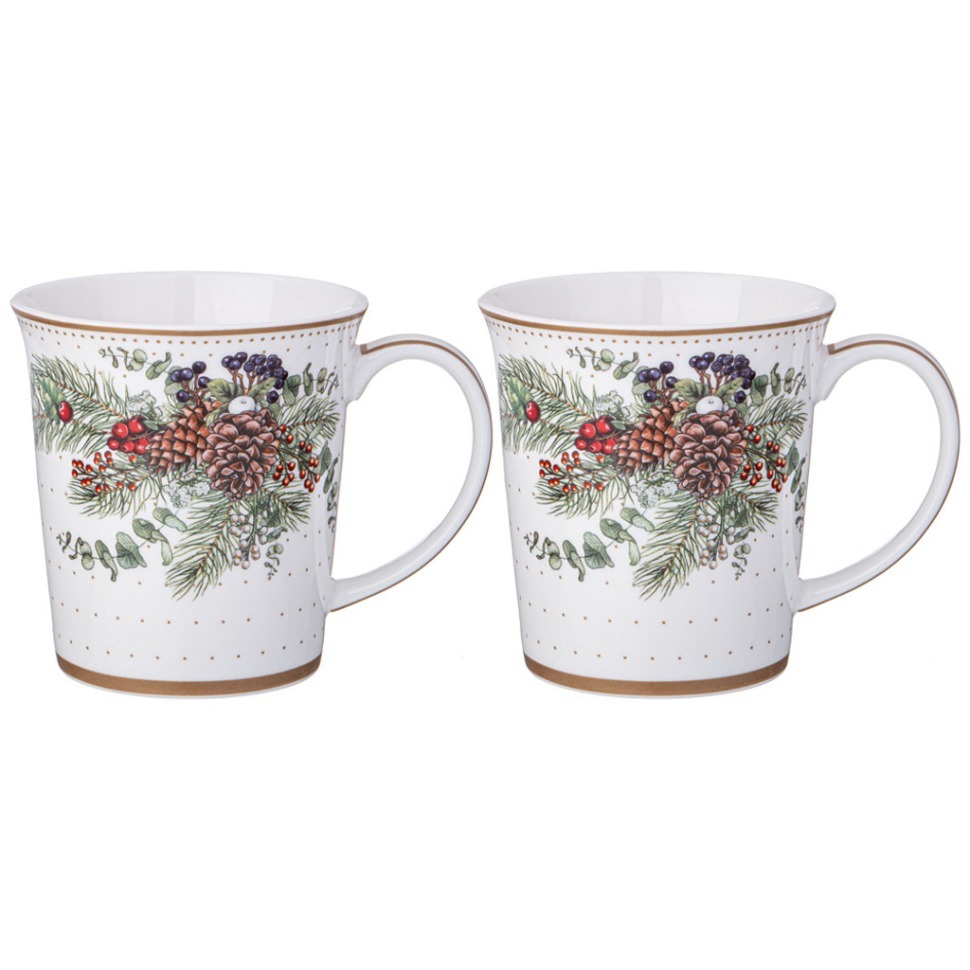 Набор кружек lefard celebration 2 шт. 400 мл (760-814)  Фото Набор кружек lefard celebration 2 шт. 400 мл (760-814)  - интернет-магазин МегаТерем в Москве