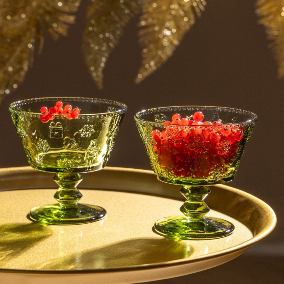 Фото Набор креманок щелкунчик green, 2 шт/280 мл Lefard (355-416) - интернет-магазин МегаТерем в Москве