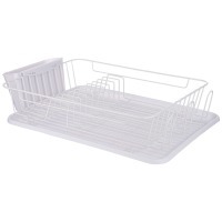 Сушилка для посуды белая 42,5*30,5*10 см (кор-6шт) Agness (917-103)