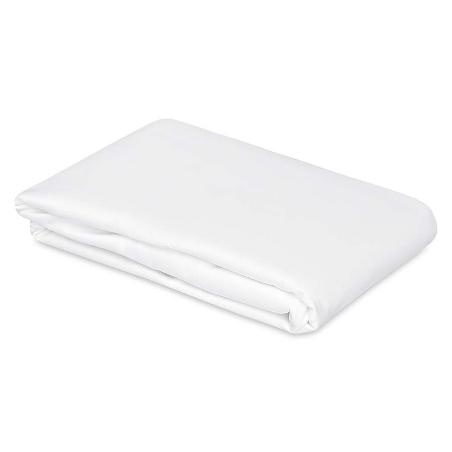 Фото Простыня из плотного сатина белого цвета из коллекции essential, 240х270 см (77150) - интернет-магазин МегаТерем в Москве