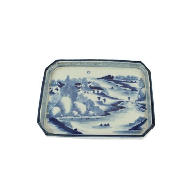 Поднос RZAJ13, фарфор, blue...