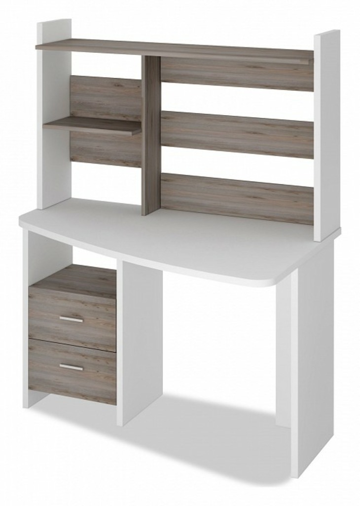 Фото Стол компьютерный Домино Лайт СКЛ-Крл 120+НКЛ-120 MER_SKL-Krl120_NKL-120_BEN_PRAV - интернет-магазин МегаТерем в Москве