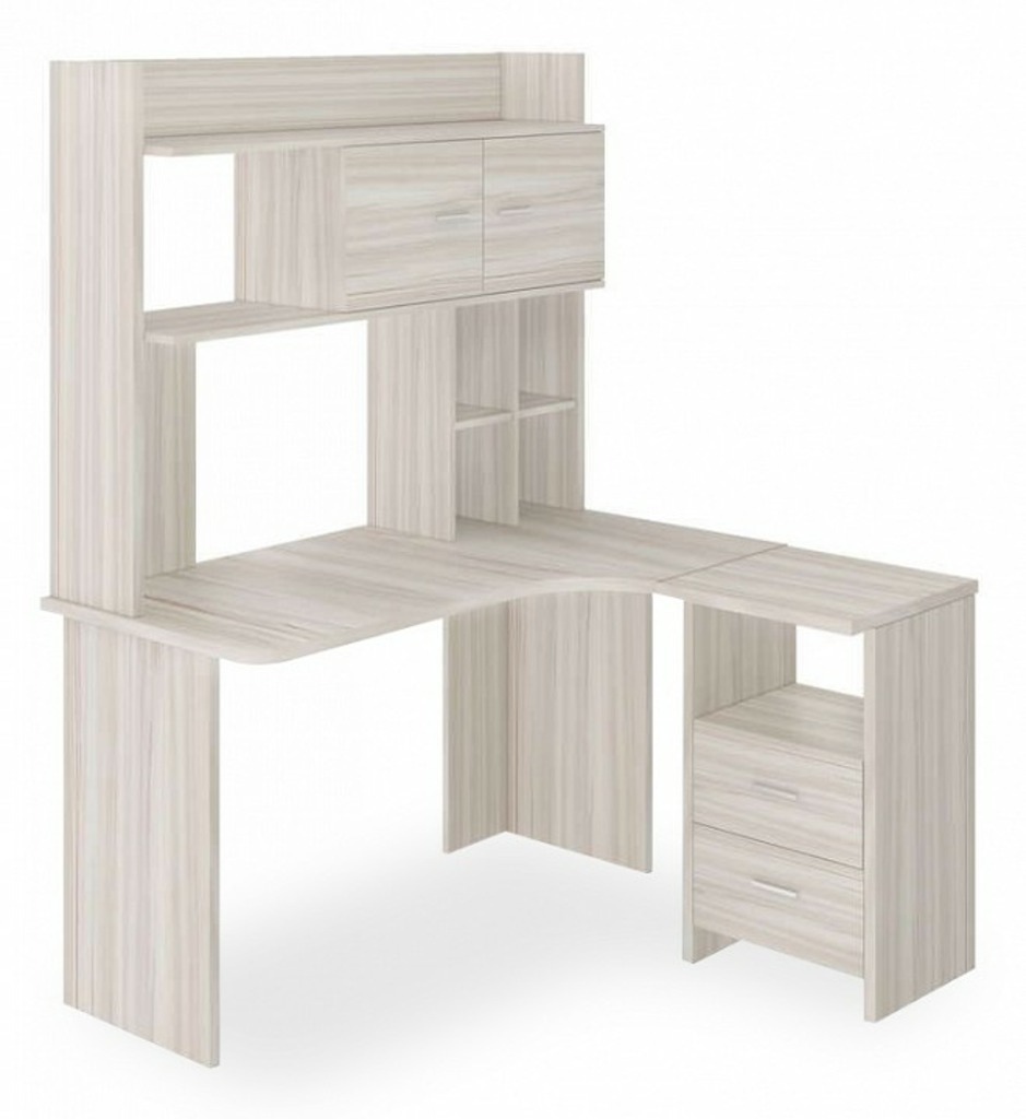 Фото Стол компьютерный Домино Lite СКЛ-Угл130+НКЛХ-130 К ПРАВ MER_SKL-Ugl130-NKLH-130_K_PRAV - интернет-магазин МегаТерем в Москве