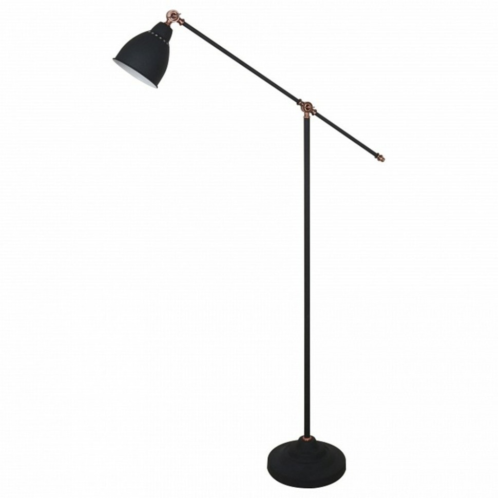 Фото Торшер Arte Lamp Braccio A2054PN-1BK AR_A2054PN-1BK - интернет-магазин МегаТерем в Москве