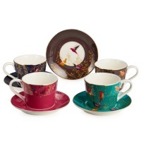 Кофейный набор lefard "golden birds" на 4 пер. 8 пр. 120 мл (419-154) 