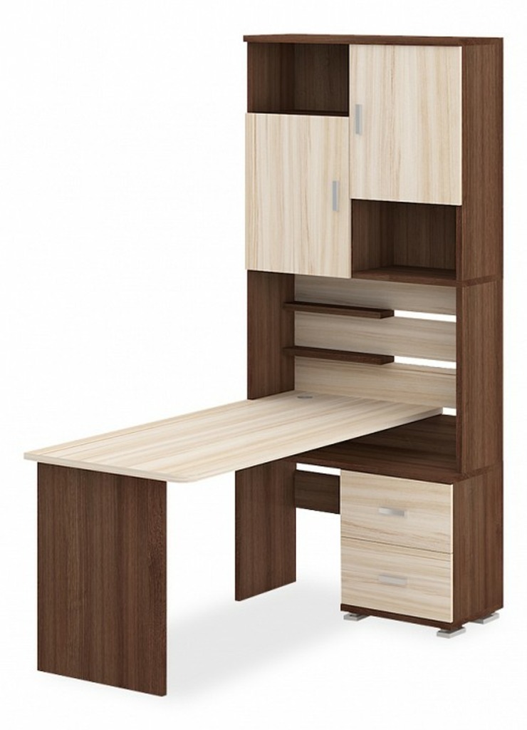 Фото Стол компьютерный Домино СР-720/160 MER_SR-720-160-SHKK-CH-PRAV - интернет-магазин МегаТерем в Москве