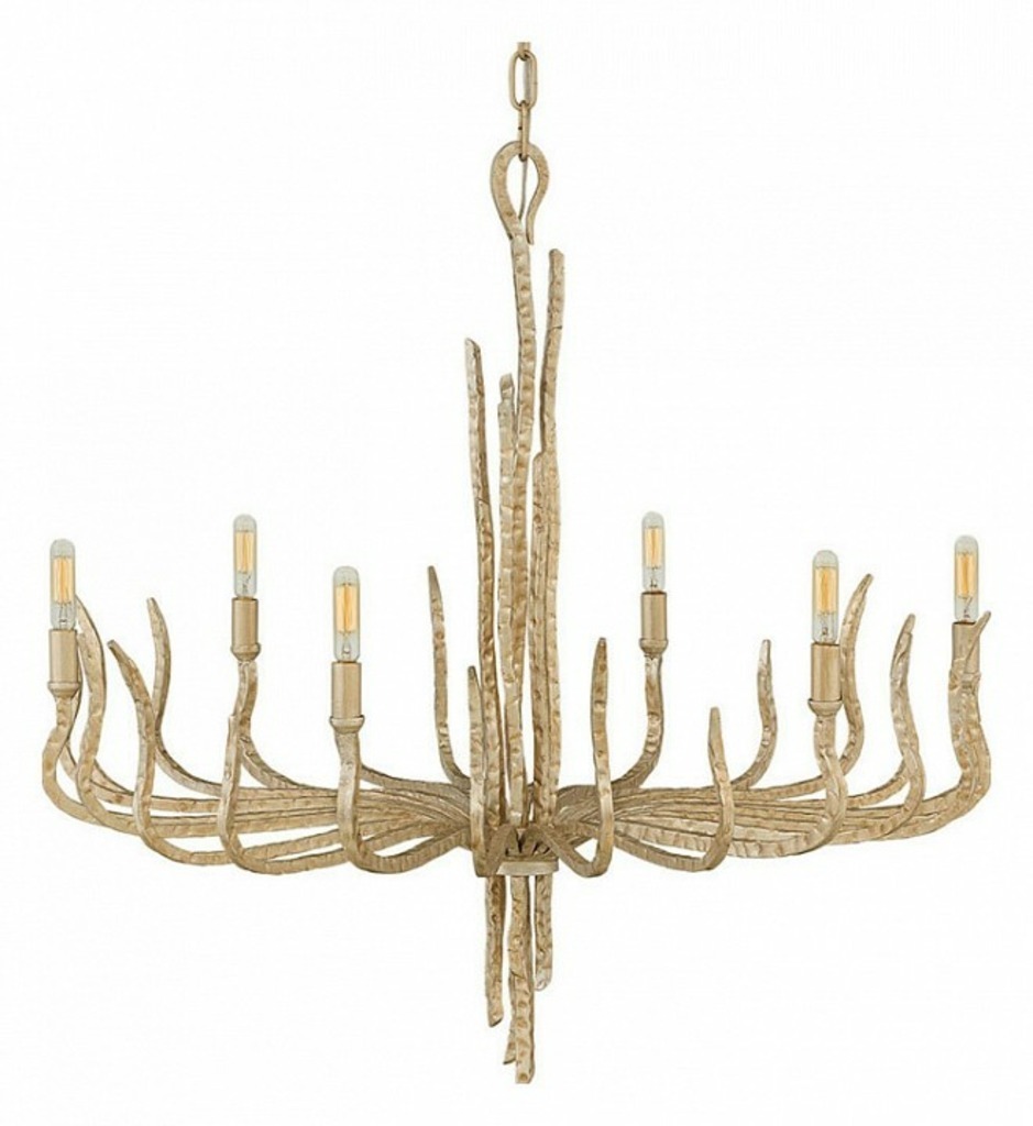 Фото Подвесная люстра Hinkley Spyre HK-SPYRE6C-CPG NC_HK_SPYRE6C_CPG - интернет-магазин МегаТерем в Москве