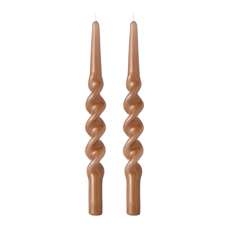 Фото Набор из двух свечей светло-коричневого цвета из коллекции essential, 35 см (79763) - интернет-магазин МегаТерем в Москве