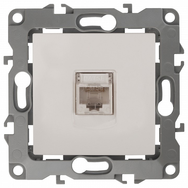 Фото Розетка Ethernet RJ-45 без рамки Эра Эра 12 12-3107-02 ER_B0014724 - интернет-магазин МегаТерем в Москве