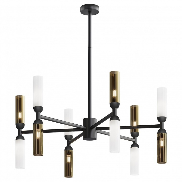 Фото Люстра на штанге Maytoni Memory MOD177PL-12G MY_MOD177PL-12G - интернет-магазин МегаТерем в Москве