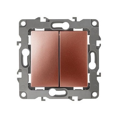 Переключатель двухклавишный без рамки Эра Эра 12 12-1106-14 ER_B0019297