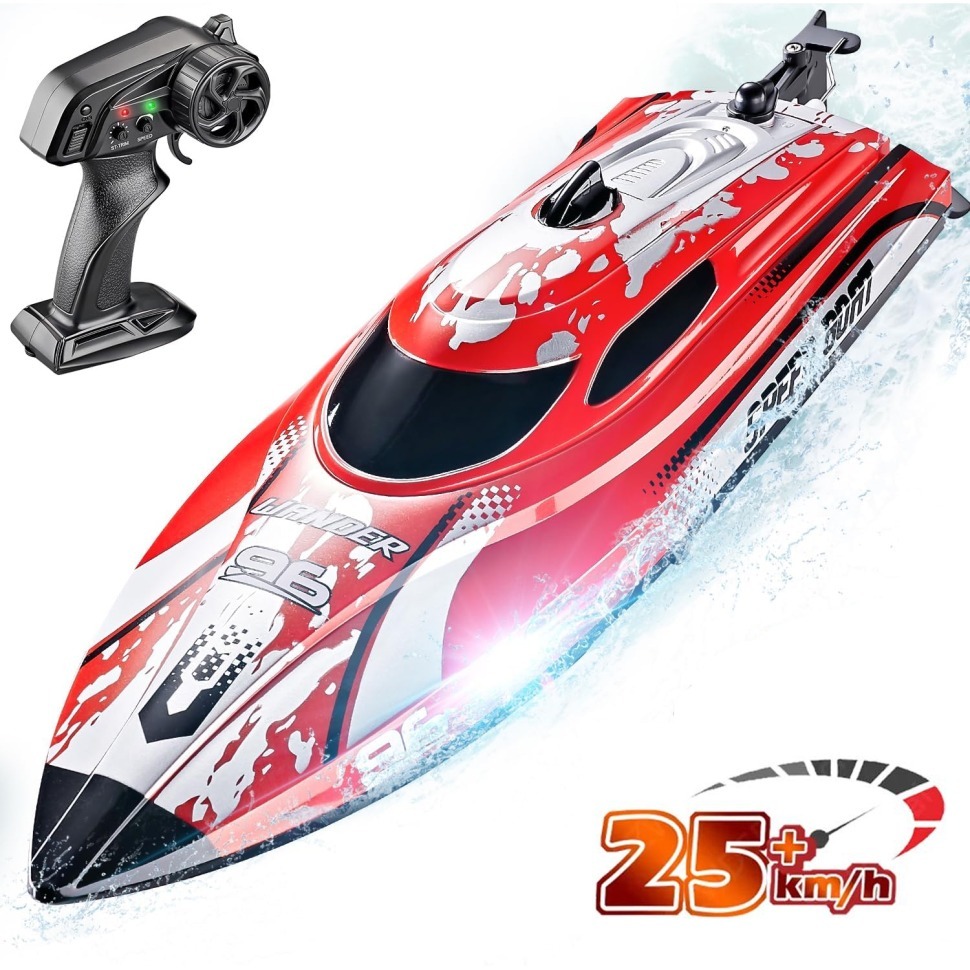 Фото Радиоуправляемый катер Wander (30 см, LED, 25 км/ч) (HJ820-RED) - интернет-магазин МегаТерем в Москве