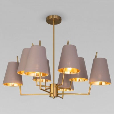 Люстра на штанге Eurosvet Topanga 60173/8 латунь EV_a069018