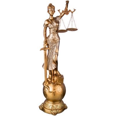 Фигурка фемида 12*11*40,5 с...