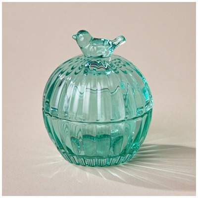 Емкость для хранения с крышкой "sunny" green 8х8х9,5 см Lefard (355-336)