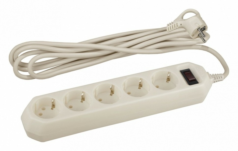 Фото Сетевой фильтр Эра USF-5es-3m-I Б0019035 ER_B0019035 - интернет-магазин МегаТерем в Москве