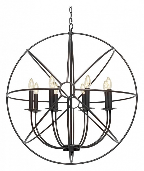 Фото Подвесная люстра Loft it Foucaults Orb LOFT1192-8 LF_LOFT1192-8 - интернет-магазин МегаТерем в Москве