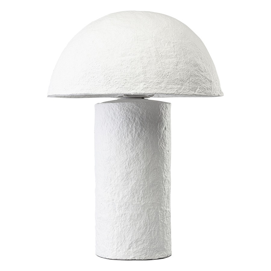 Фото Лампа настольная texture sleek, D32x42 см, белая (77943) - интернет-магазин МегаТерем в Москве
