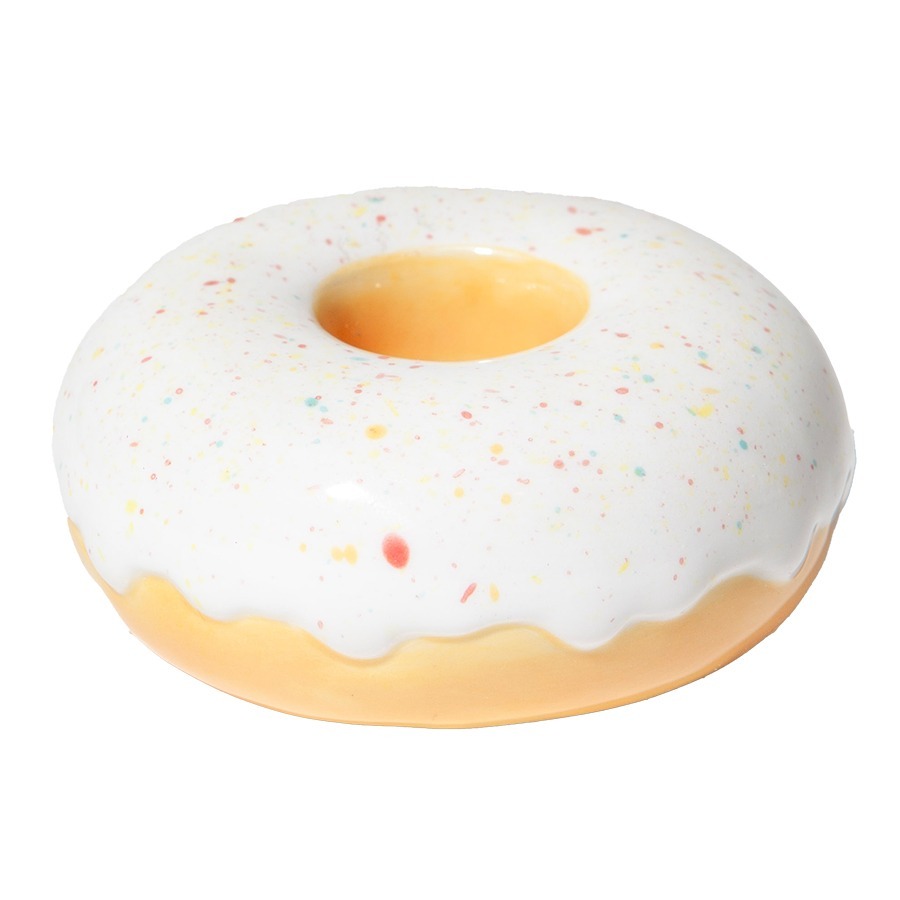 Фото Подсвечник fast food, donut, D7 см, белый (78949) - интернет-магазин МегаТерем в Москве