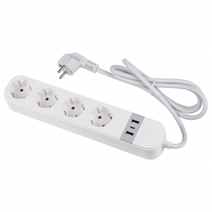 Фото Удлинитель с выключателем Uniel  UL-00011386 UL_UL-00011386 - интернет-магазин МегаТерем в Москве