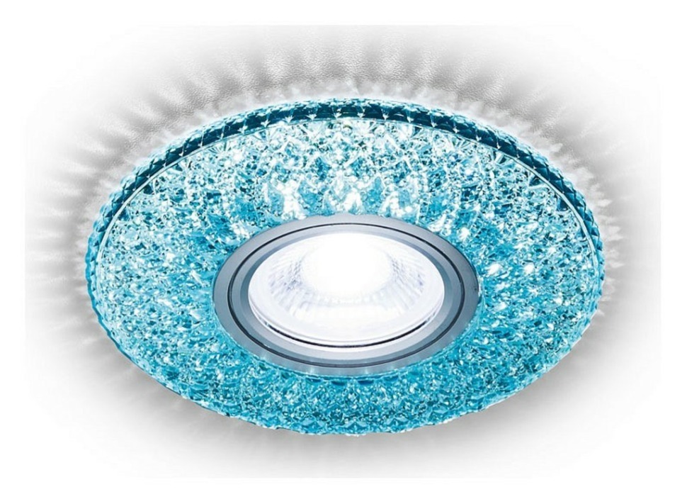 Фото Встраиваемый светильник Ambrella Light S S333 BL/WH AMBR_S333_BL_WH - интернет-магазин МегаТерем в Москве