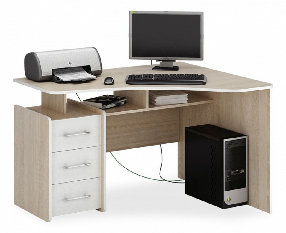 Фото Стол письменный Триан-5 MAS_MST-UST-05-R-16-PR-DSB - интернет-магазин МегаТерем в Москве