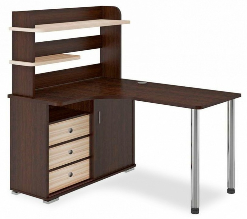 Фото Стол компьютерный Домино СР-145М MER_SR-145M_VKV-LEV - интернет-магазин МегаТерем в Москве