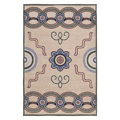 Ковер из хлопка по мотивам эвенских орнаментов из коллекции cultural heritage, 160х230 см (78516)